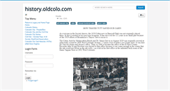 Desktop Screenshot of history.oldcolo.com